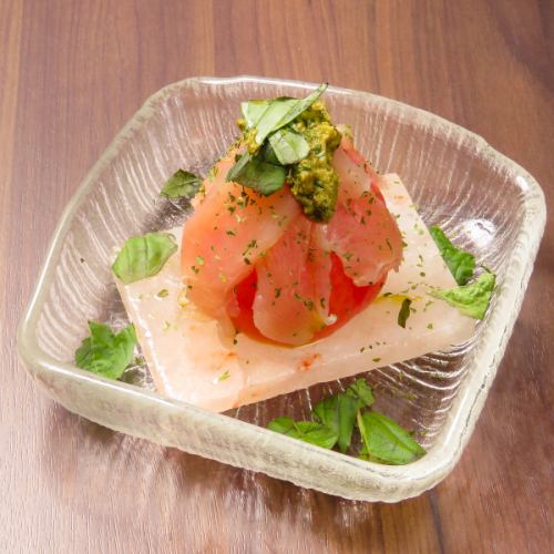 トマトと生ハム