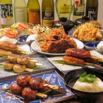 【選べるつくね2種!】◆◇ニッカコース◇◆2h飲み放題付4,500円→3,980円(税込)