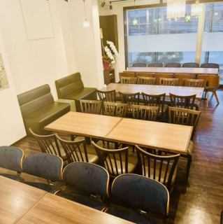 25名以上からは貸し切り宴会利用可能♪写真は34名~40名席