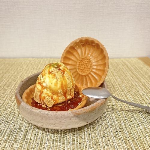 最中 バニラ黒糖きな粉