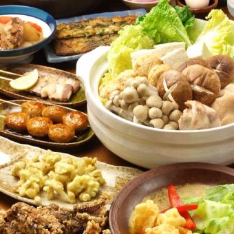 【プレミアム飲み放題付】　食べ飲み放題【３時間】コース　※男女同額