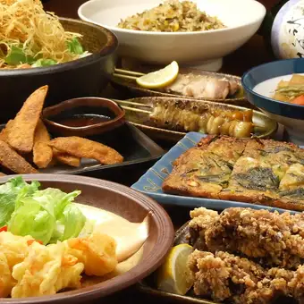 【プレミアム飲み放題付】　食べ呑み放題【３時間】コース　※男女同額