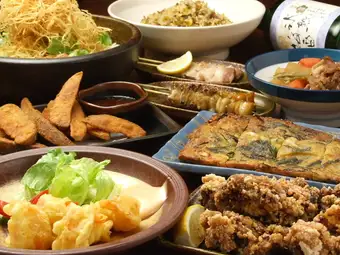 【プレミアム飲み放題付】　食べ呑み放題【３時間】コース　※男女同額