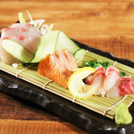 Assortment of 5 Kinds of Sashimi of the Day
