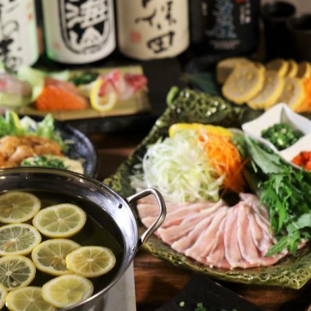 6月1日～<<2.5H飲放>>【よかろうもん選べる鍋コース】博多もつ鍋や博多名物！炊き餃子など８品
