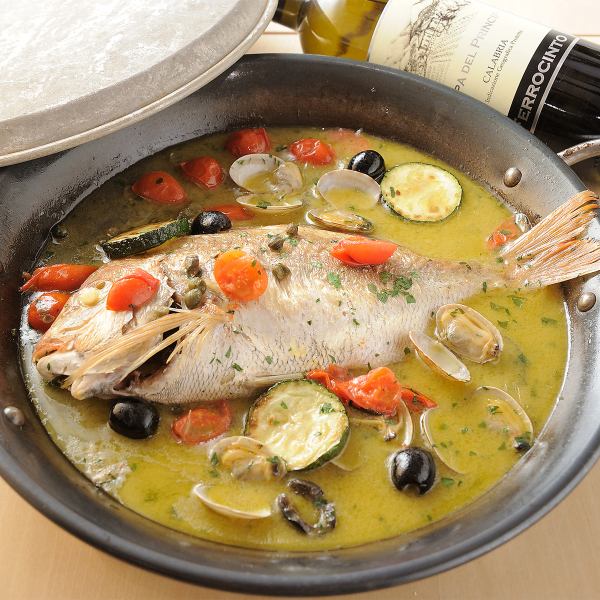 『ペッシェコース』９０分飲み放題付き　全7品