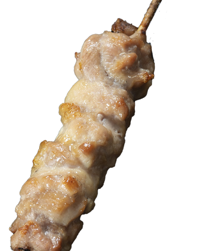 雞腿配鹽和醬汁