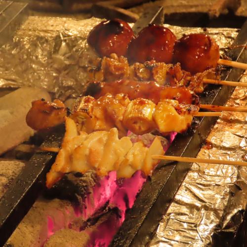 Yakitori with special sauce