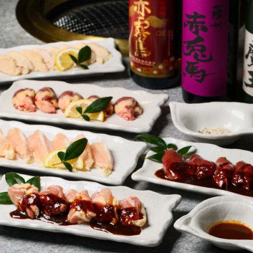 名物の鶏の焼肉”鶏焼き”