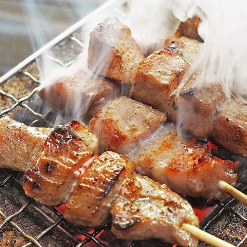 Grilled pork skewers made with fresh pork from Mikawa and Gifu!