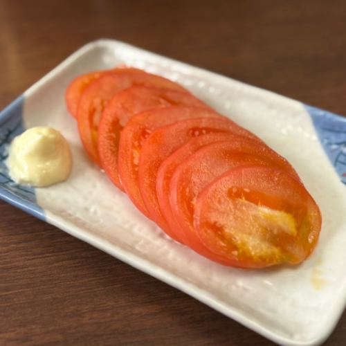 Chilled tomato slices