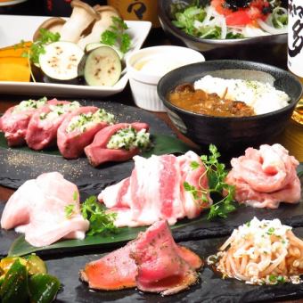 Perfect for any party: 12-item Yakiniku course with all-you-can-drink for 120 minutes (last order 90 minutes) 4,500 yen