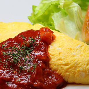 Taco meat omelet