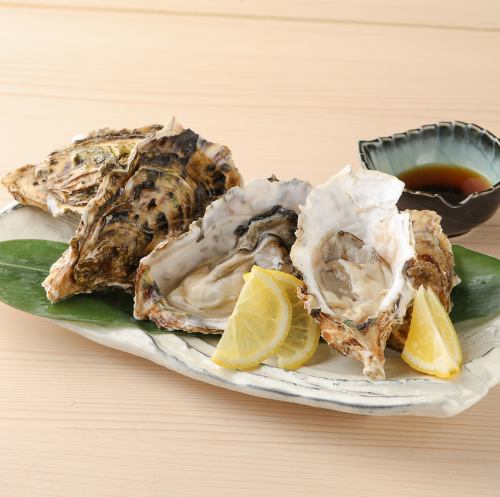 生牡蠣 お得な4つ盛り