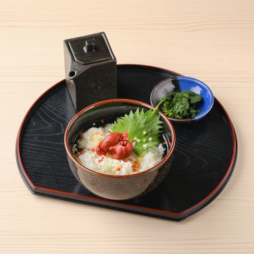 出汁茶漬け(梅)