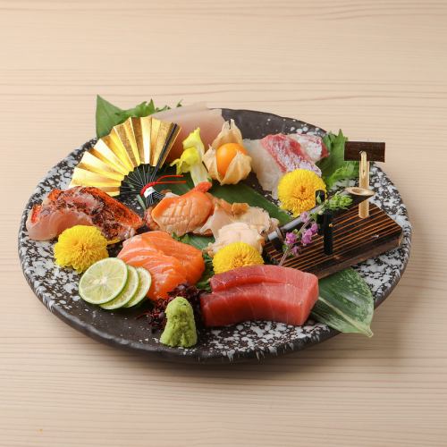 うおぷく一押し絶品お造り各種