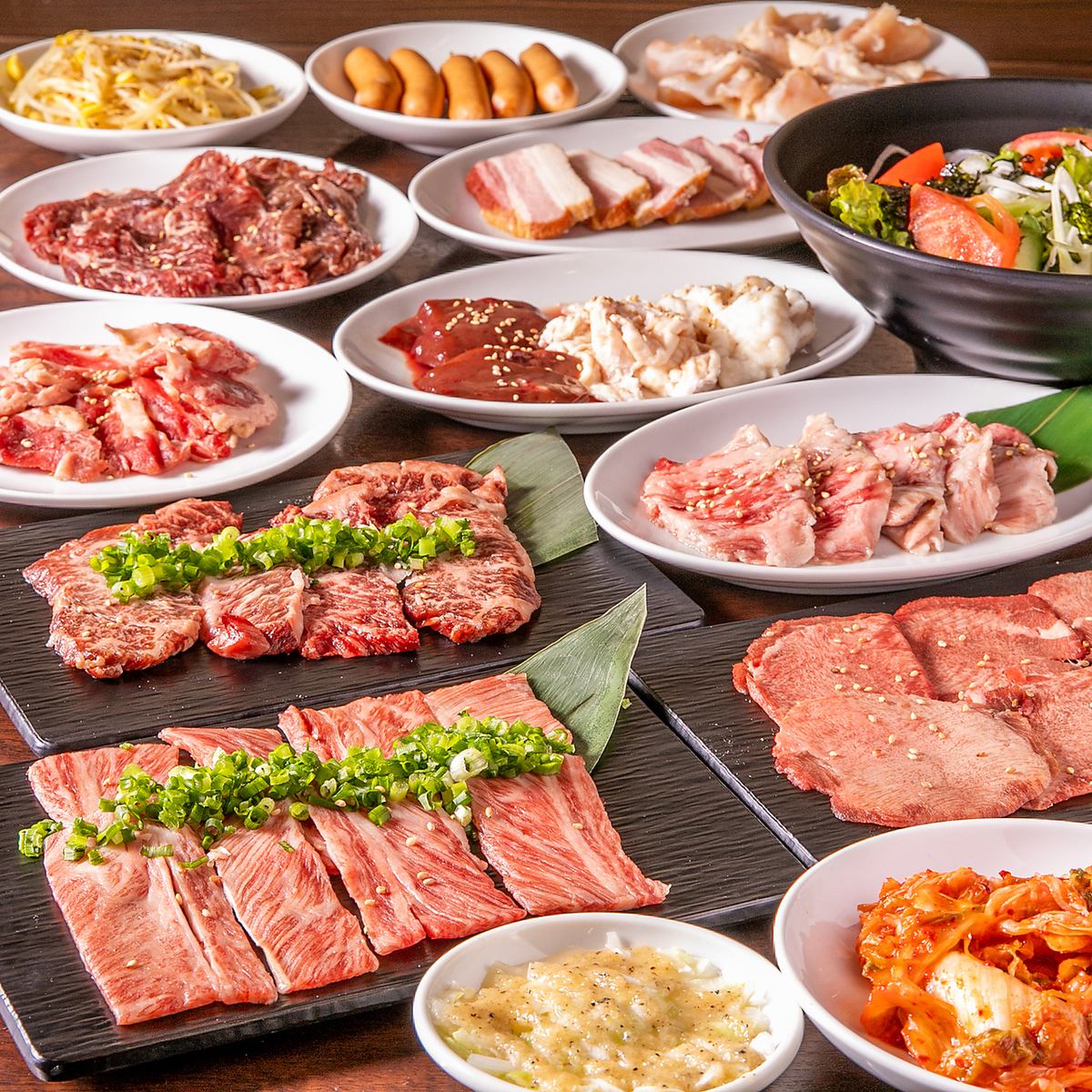 A yakiniku restaurant that can be used for a variety of occasions, whether it's for an anniversary or just for everyday use.