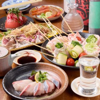 【飲み放題付き】旬食材を使ったこだわりの料理を堪能する◎プレミアムコース 8品5500円(税込)