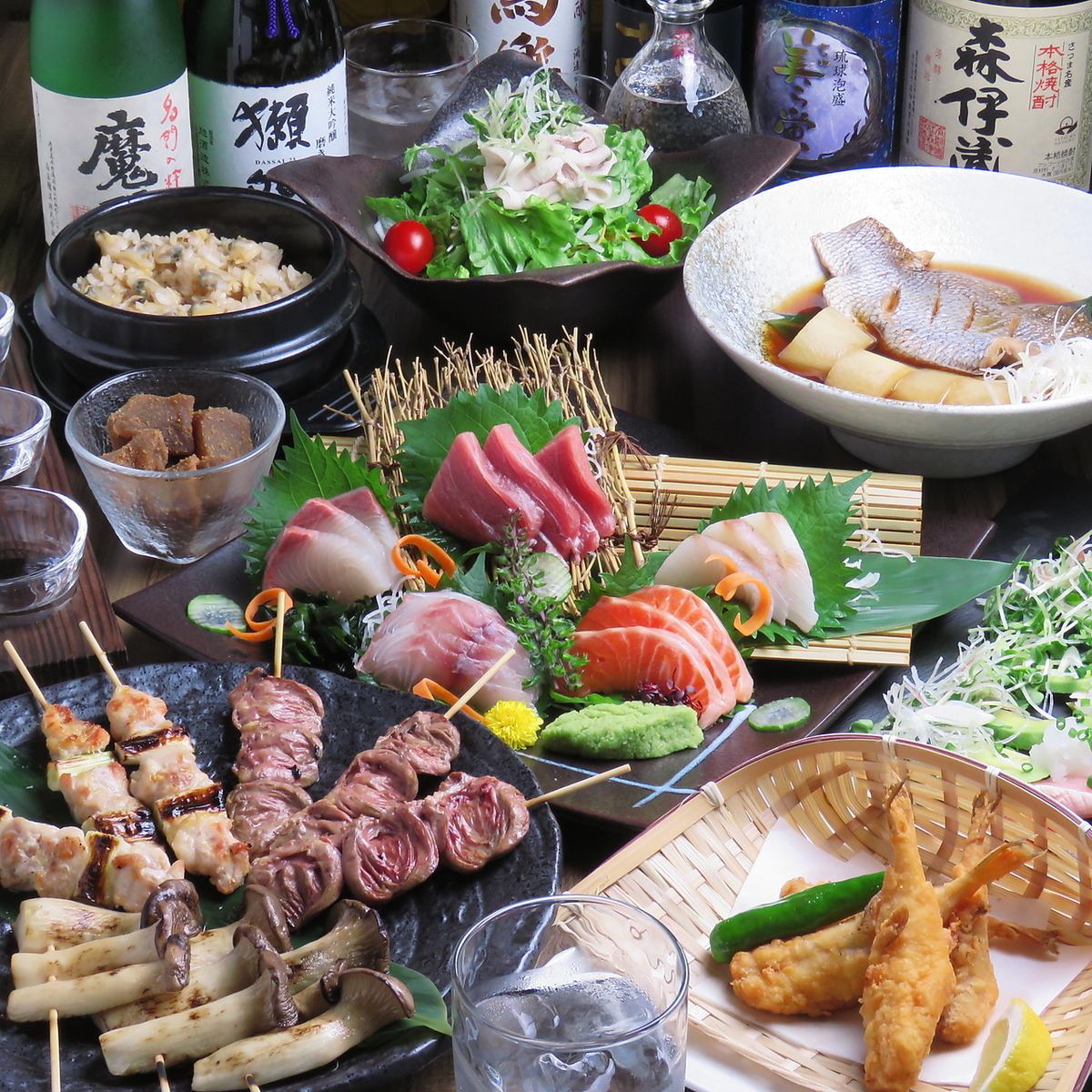 [150 minutes of all-you-can-drink included] Great value for money! Packed with delicious dishes! Courses starting from 2,980 yen!