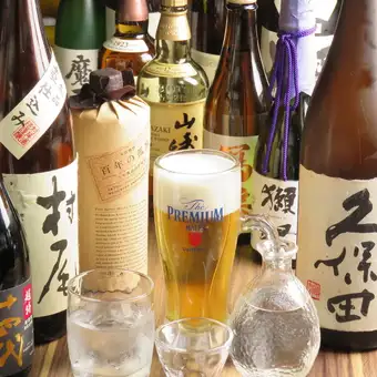 【単品飲み放題】 ビールもOK！120分飲み放題！ お好きなお料理をご注文ください♪2200円