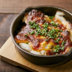 Oven baked cod and tomato