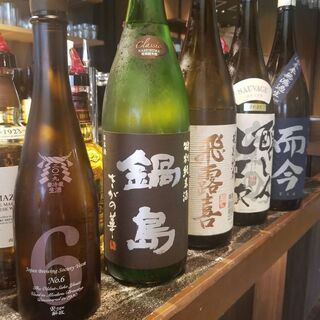 豊富なアルコールメニュー