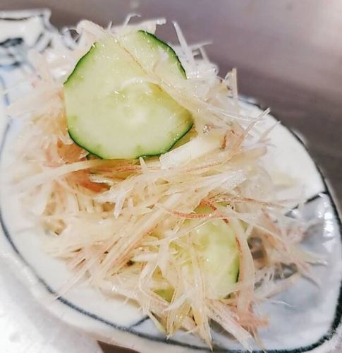 茗荷ときゅうりの和え物