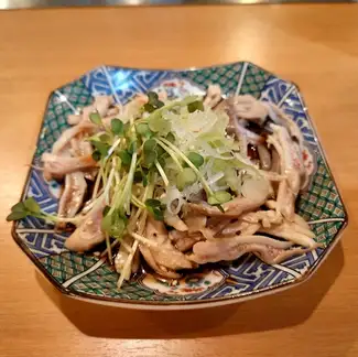 ガツ刺し　山椒ポン酢