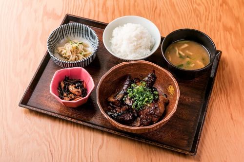 茄子と豚肉の味噌炒め弁当