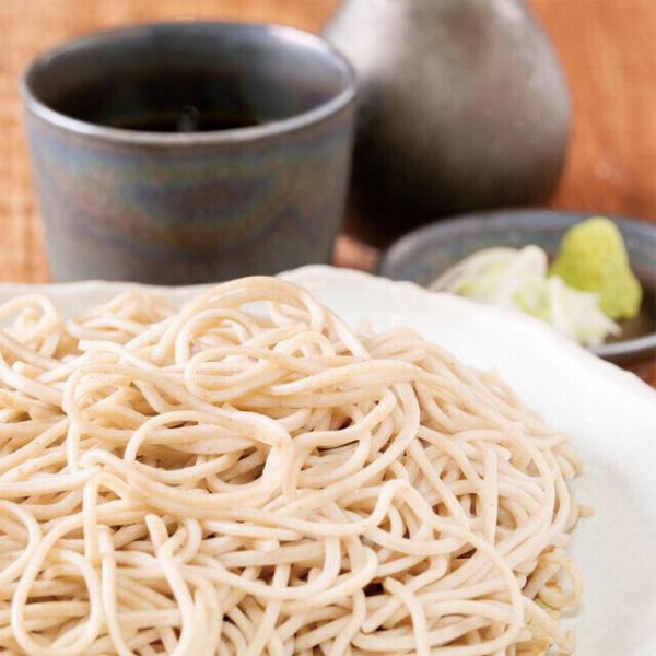 打ち立ての『蕎麦』をお楽しみください