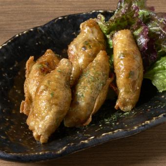 鶏皮餃子