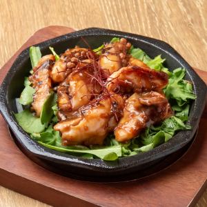 味噌奶油炒菊花魷魚須