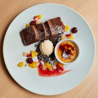 [Perfect for anniversaries!] Dessert plate with message → 1,500 yen