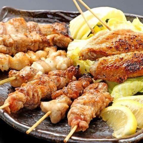 串焼き盛合せ 5本 各