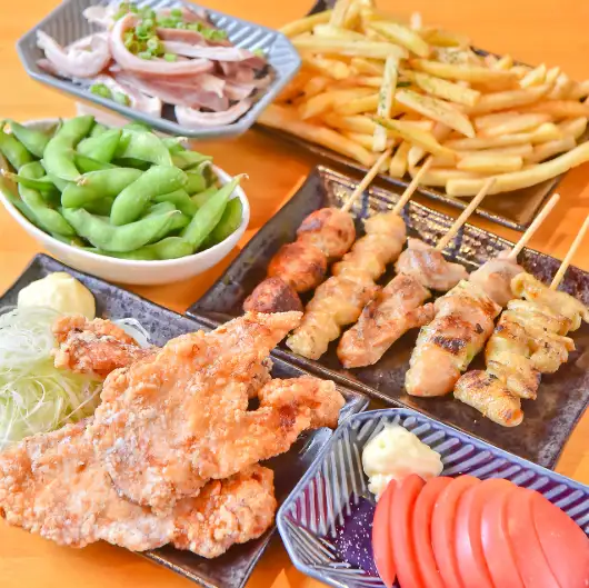 【焼き鳥】1本~注文可能で、1本39円~!コスパ最強の大衆やきとり居酒屋です!