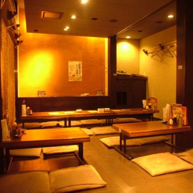 [Regular ventilation ◎] A tatami room with a calm atmosphere where you can relax and relax.For various seasonal banquets, we recommend a banquet space that can accommodate up to 30 people! It is open until 2:30 the next day, so you can use it for the second and third parties! Of course, the late night surcharge is I will not receive it at all ♪