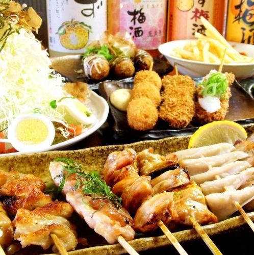 High cost performance popular menu! Wide variety of skewers 99 yen (tax included) ~