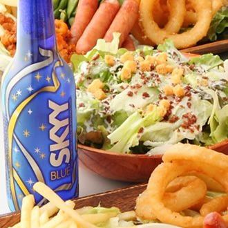 飲み放題付きコースには