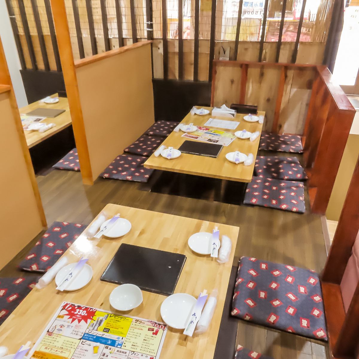 We also have a tatami room with a sunken kotatsu! It can also be used by a large number of people.