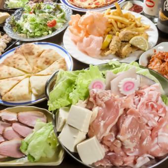 【4/20～5月末・月曜日～木曜日限定】【飲み放題付き】お手軽コース　♪ポテト食べ放題