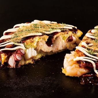 Special mix okonomiyaki