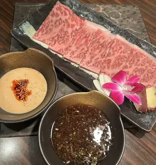 サーロインの焼きしゃぶ