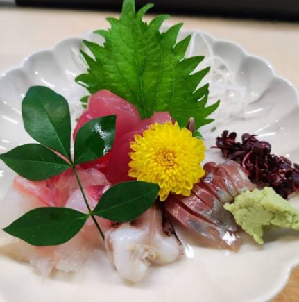 <夜>【宴会コース】刺身、焼物、蒸物、寿しなど全7品6600円(税込)※要予約