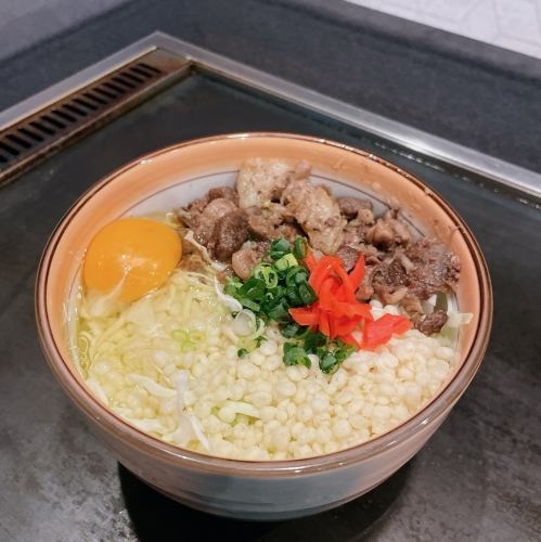 牛筋和雞蛋天婦羅