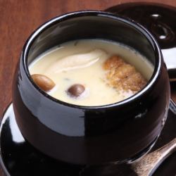 Savory egg custard