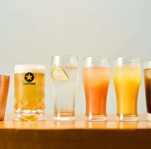 カクテル・果実酒・ワインなど幅広くご用意