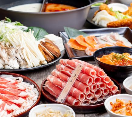 【羊食べ放題コース】極薄ラム・マトン!海鮮や豊富な一品料理が堪能できる120分食べ放題♪