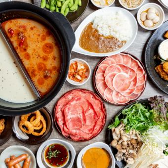 ★ランチ期間限定★【鴨肉＆牛タンコース】羊肉や豊富な一品料理が堪能できる120分食べ放題♪