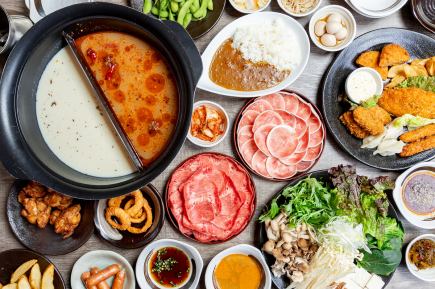 ★ランチ期間限定★【鴨肉＆牛タンコース】羊肉や豊富な一品料理が堪能できる120分食べ放題♪