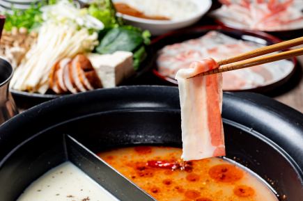 【ランチ満腹食べ放題コース】１，９８０円で豚肉と鶏肉が食べ放題のお得なコース！